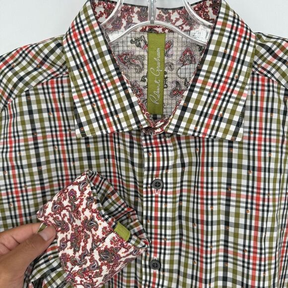 Robert Graham Mens 2XL Shirt Cape Vincent Classic Fit LS - Picture 3 of 8